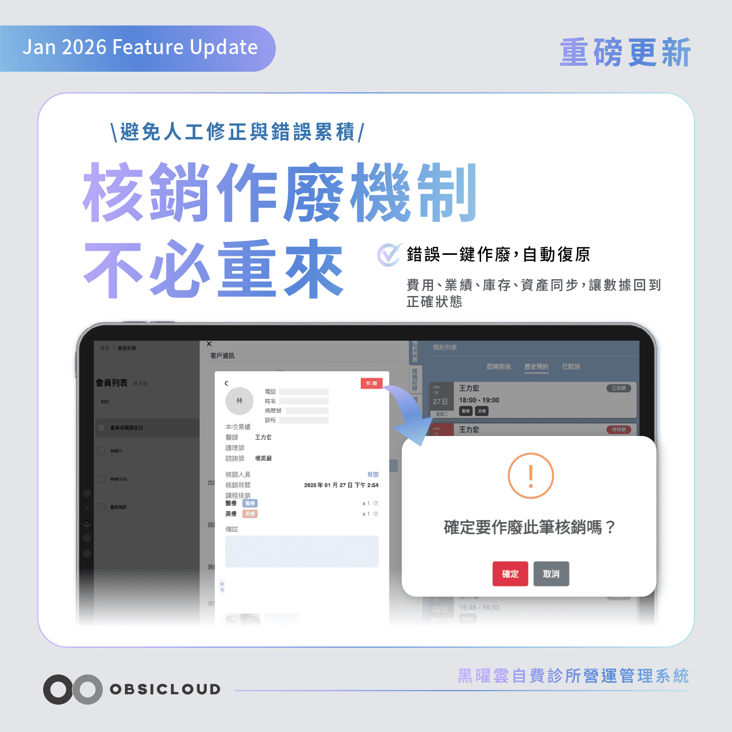 黑曜雲功能-核銷作廢